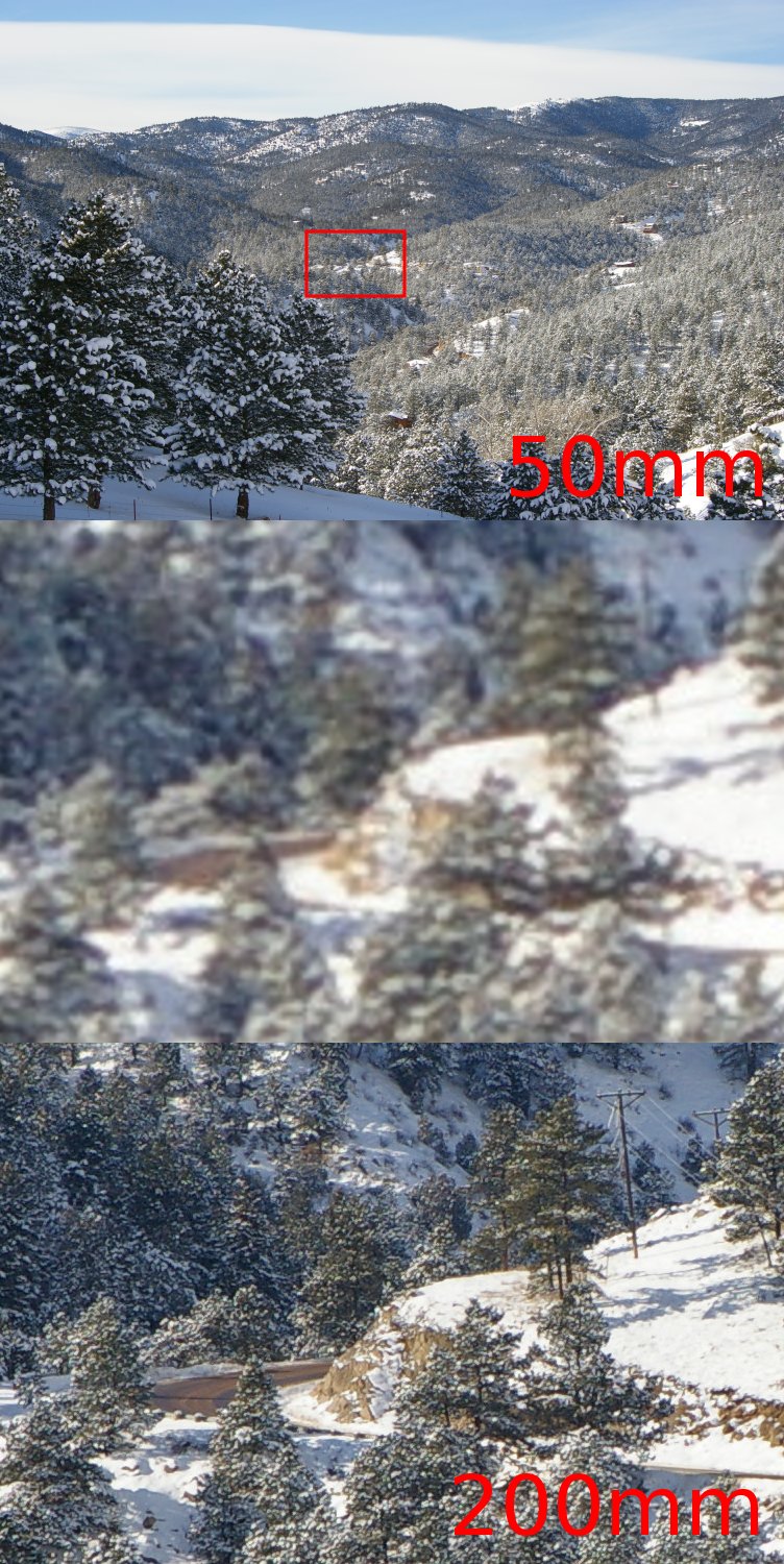 Enlarged image crop illustrating digital zoom.