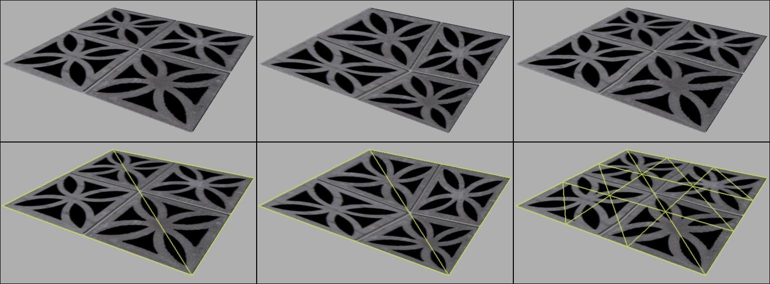 Photographic perspective before and after correction.