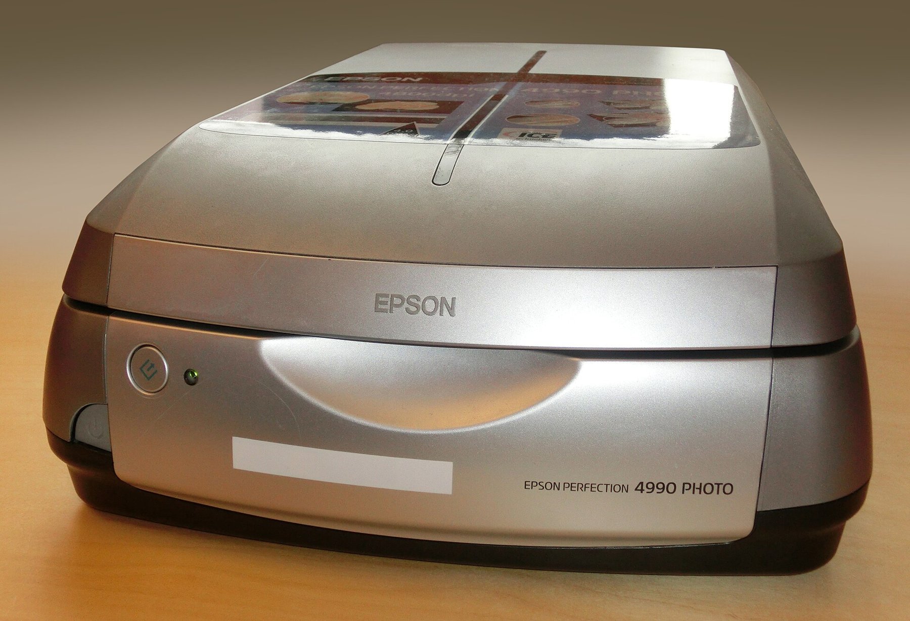 A flatbed scanner for photographic prints.